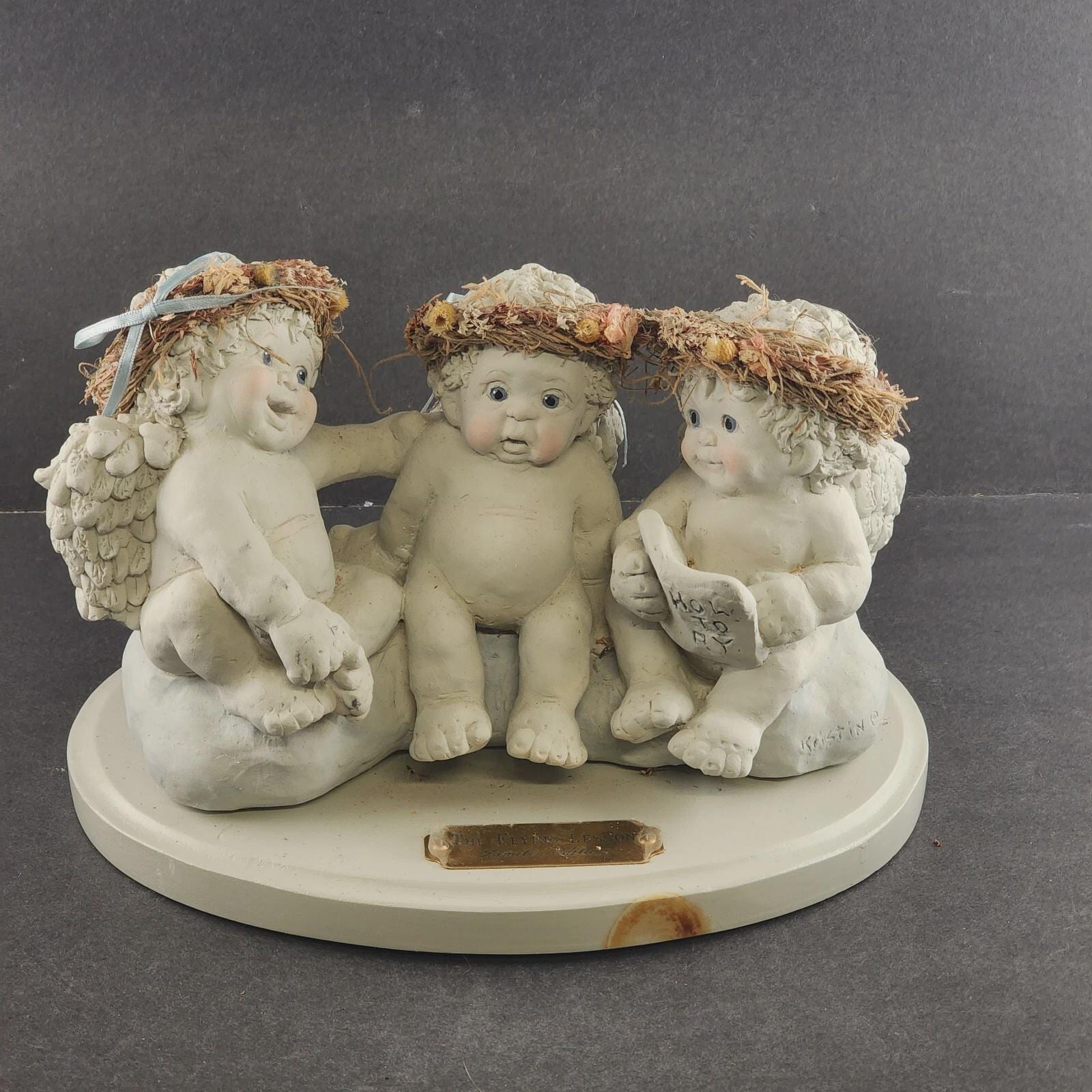Dreamsicle THE FLYING LESSON Angel Cherub Limited Edition Cast Art
