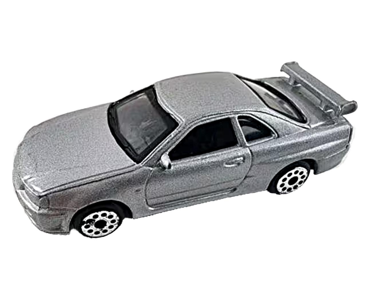 2000's Silver Motor Max Nissan Skyline GT-R Scale 1/64 No