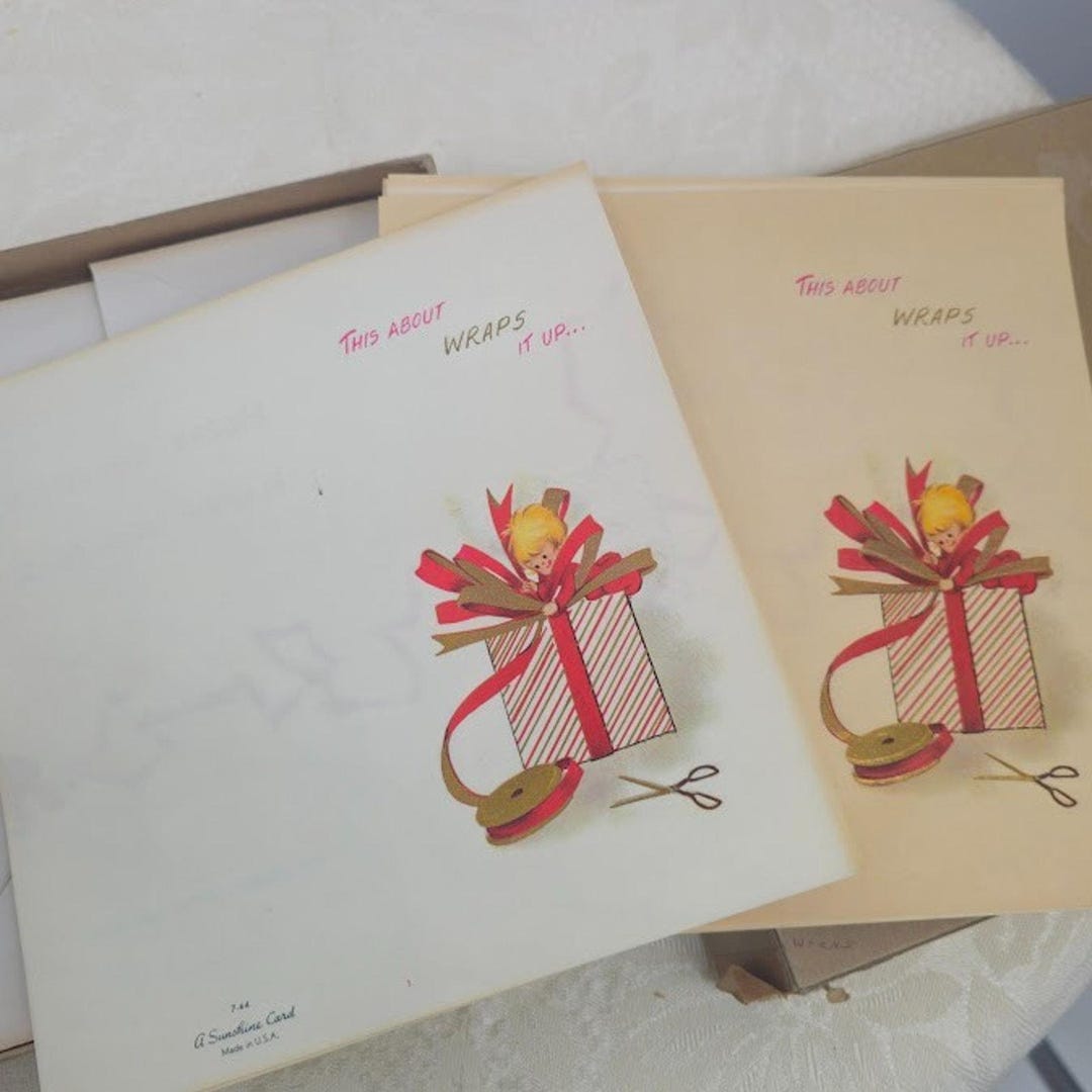 ✴︎希少 50s USA 未使用品　クリスマスカードセット　ヴィンテージ il_1080xN.7502207698_bohy.jpg