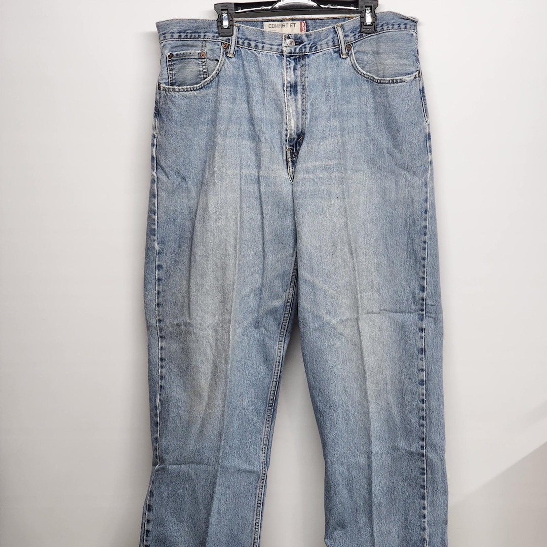 Vintage Levi's 560 Comfort Fit Jeans, 90s Blue Denim, 40x34 - Etsy