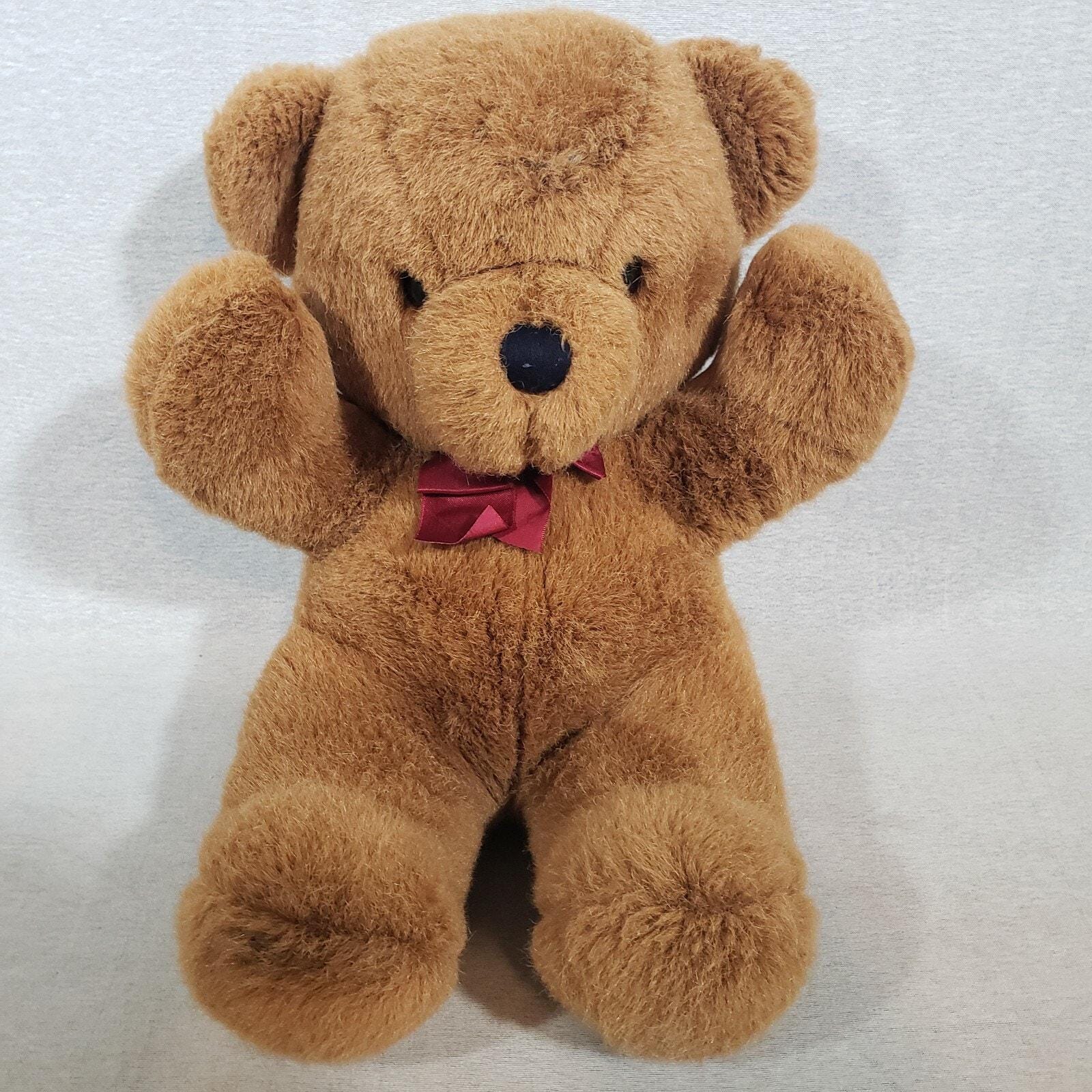 ビンテージ　テディベア　teddy bear Vintage teddy bear red ribbon - Etsy 日本