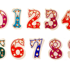Number Reflective Decal With Sparkle - Etsy
