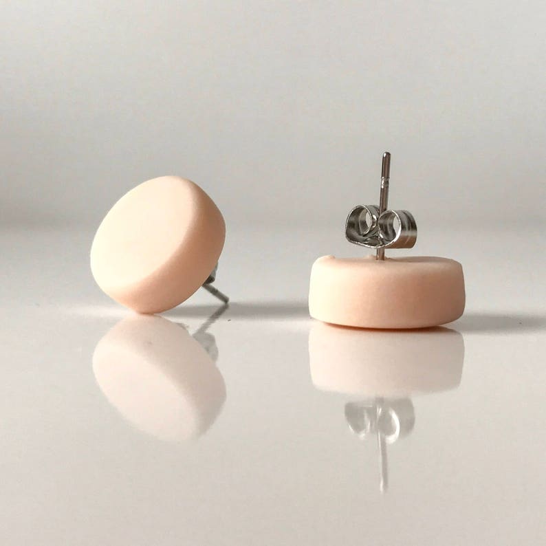 Blush and Rose Gold Jewellery Gift Set Beaded Clay Necklace Etsy