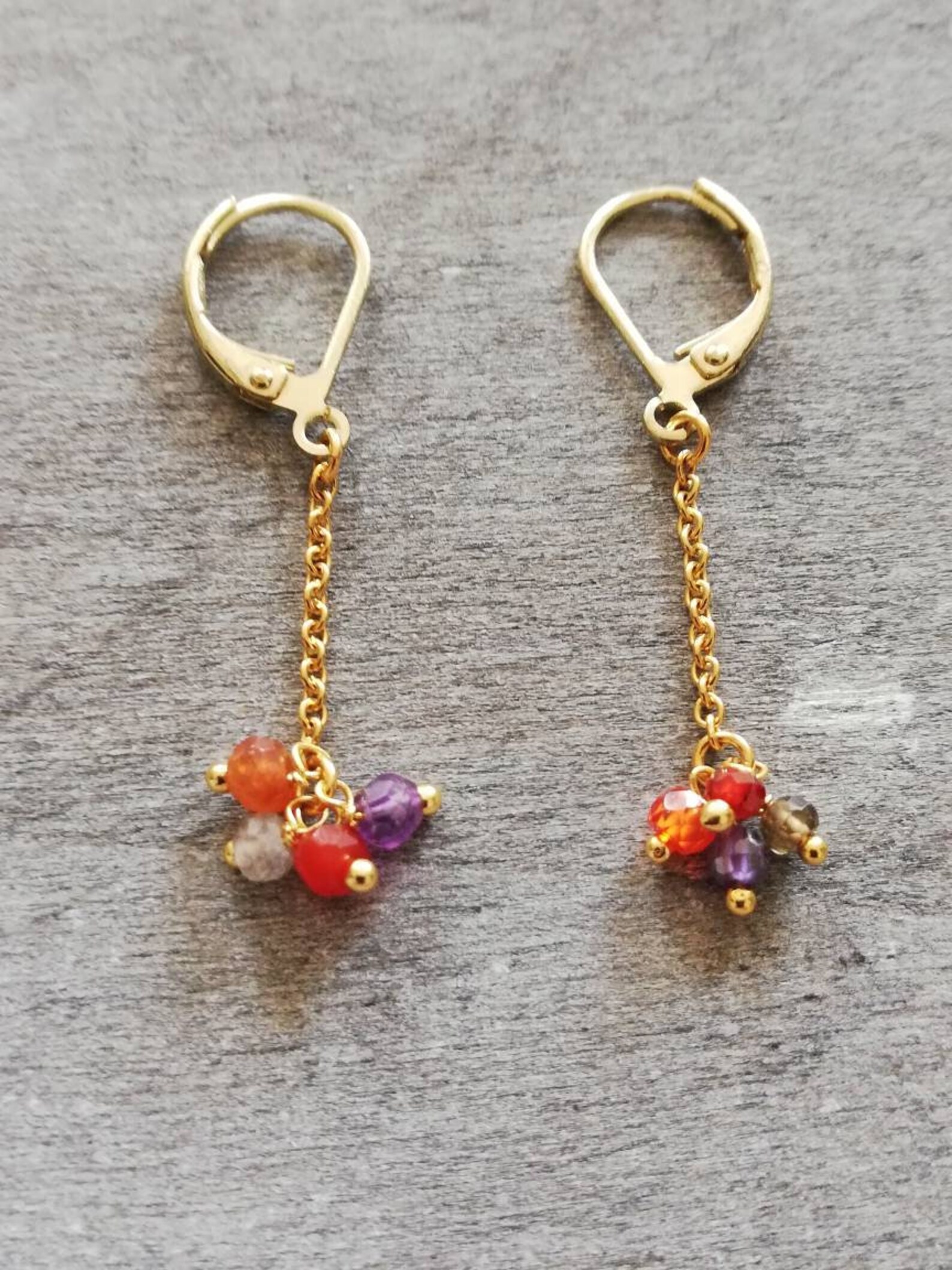 Goldplated sleeping earrings Etsy