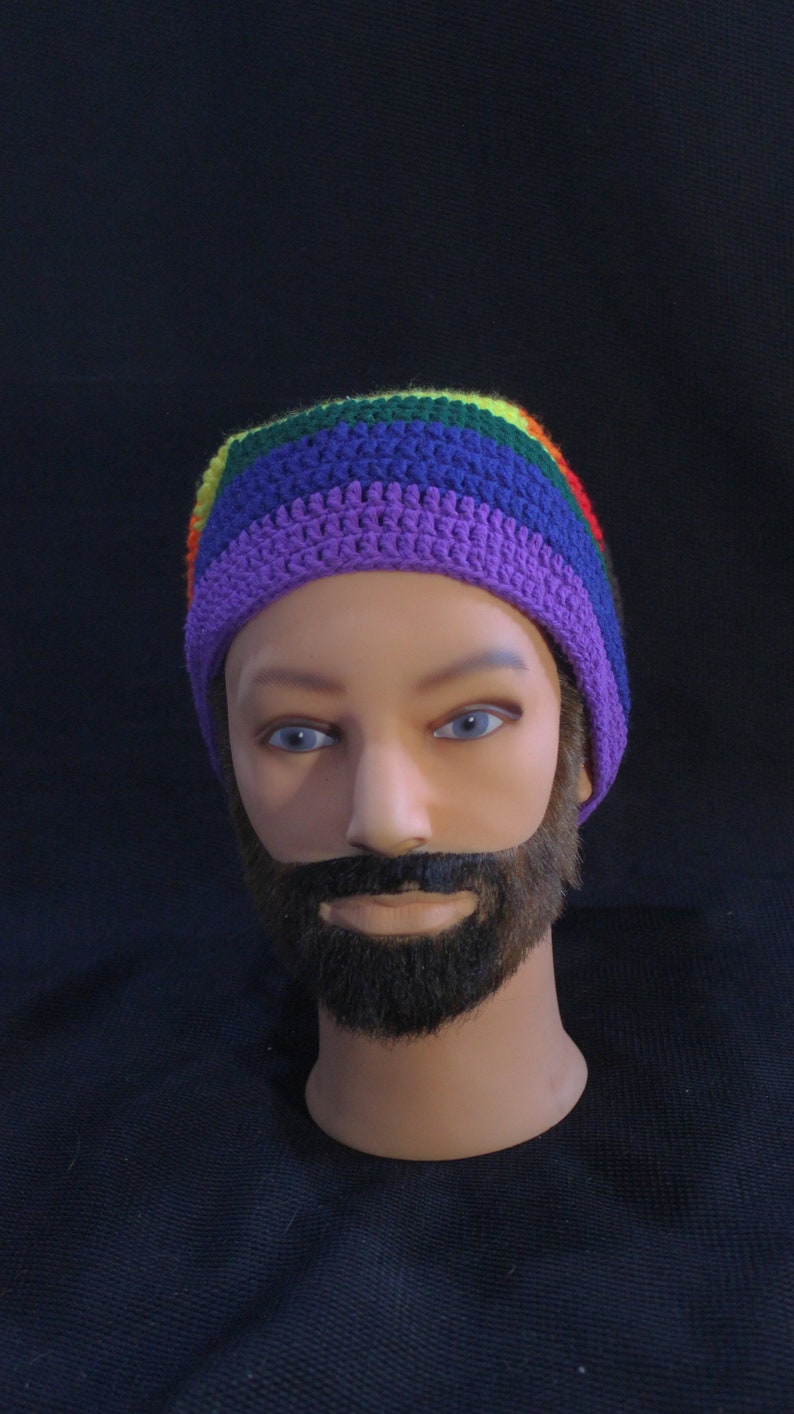 Philadelphia Pride flag long beanie