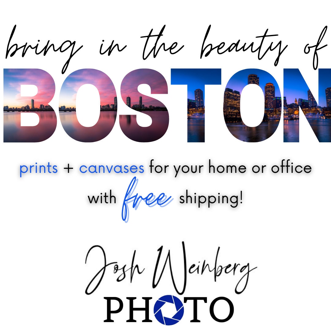 Boston Wall Decor / Downtown Boston / Boston Wall Art / Boston