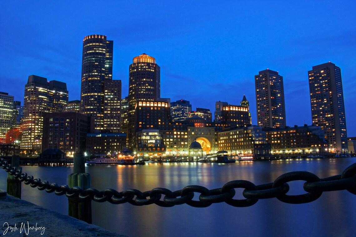 Fan Pier Boston Print Downtown Boston Boston Wall Art Etsy