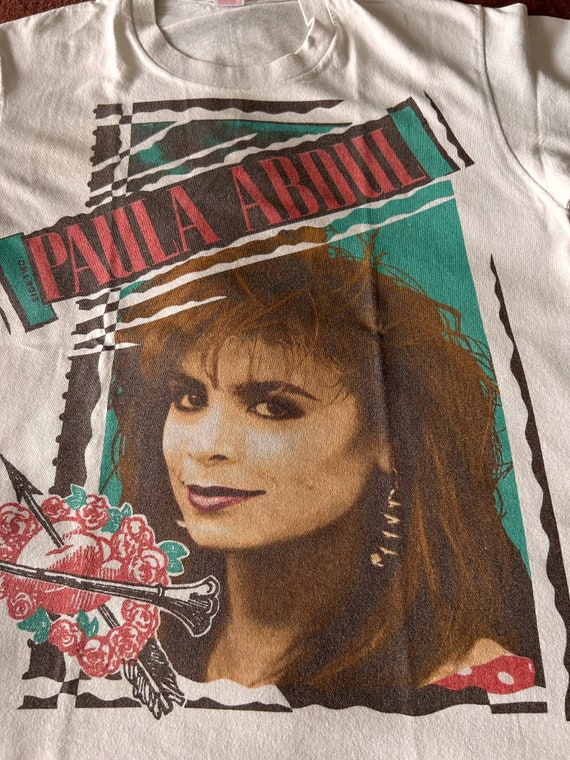 1989 Paula Abdul Side Two Tee Single Stitch - image 3