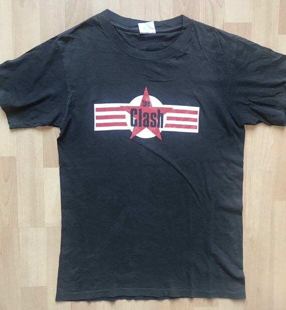 1981 The Clash "Red Star" OG Press Single Stitch