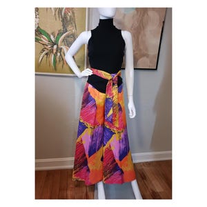 60s 70s Vintage Tory Richard Outrageous Psychedelic Wide Leg Pants 26 x 25