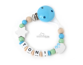 Pacifier chain with desired name - Model TONI