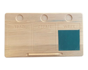 Wooden Learning Board, Educational Board, Learn Writing, Practice Writing, Classroom Materials