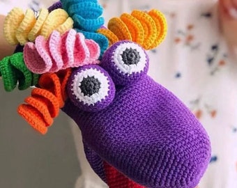 Crochet Puppet, Amigurumi Puppet for Babies, Crochet Hand Puppets, First Birthday Gift