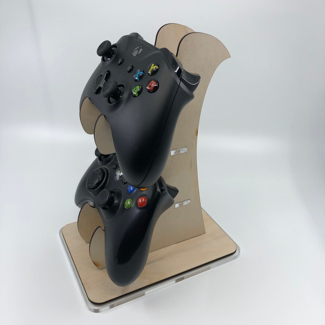 Xbox and Playstation Controller Stand Laser Cut Plywood and Etsy