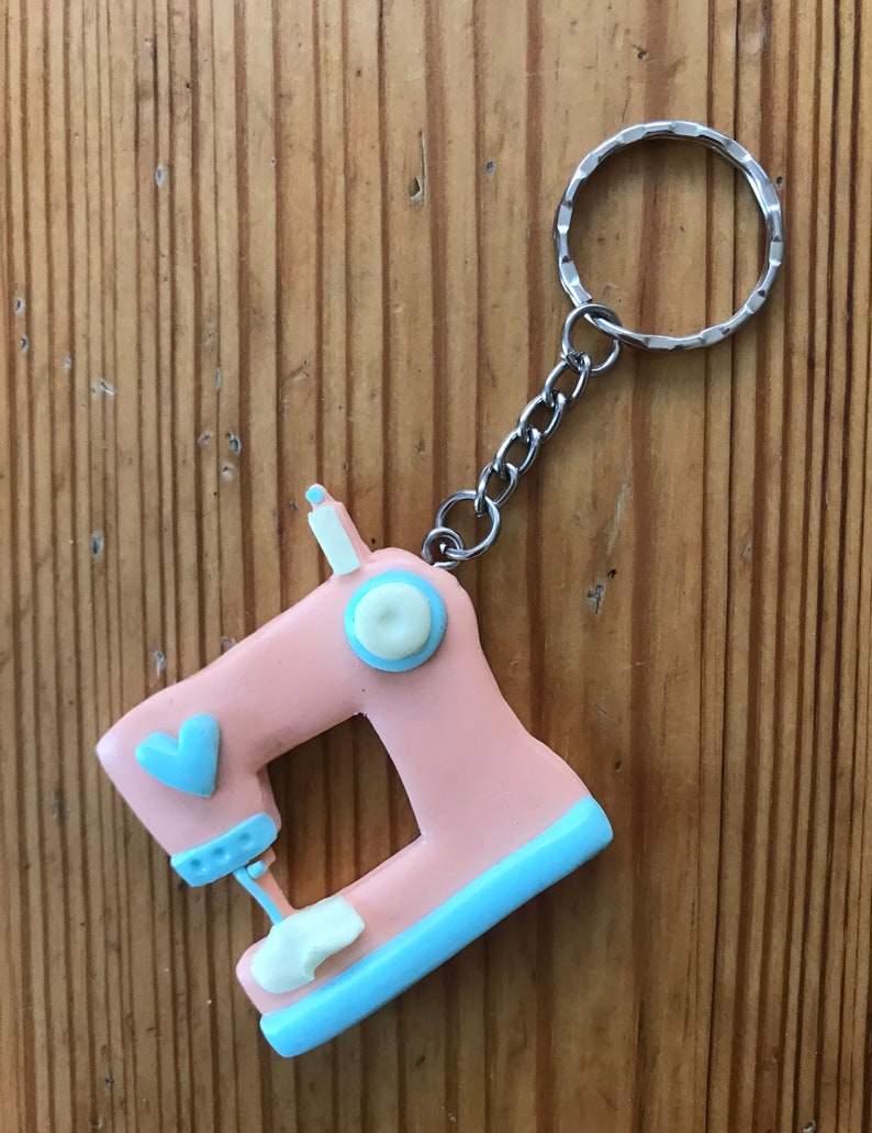 Sewing Machine Keyring Etsy