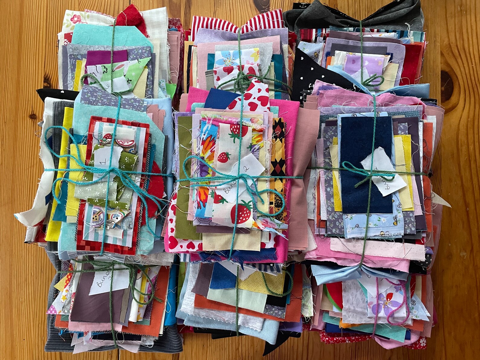 Scrap Fabric Bundles Etsy