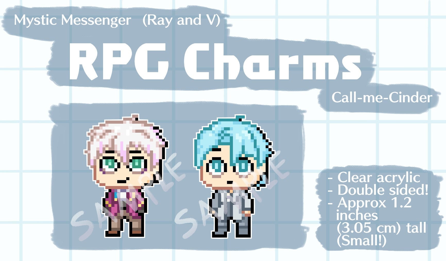ミスティックメッセンジャー アクリルスタンド Mystic Messenger Acrylic Stand - Etsy