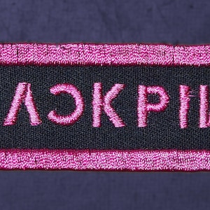 BlackPink Embroidered Badge