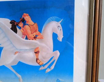 Hercules Disney Exclusive Commemorative Lithograph 1998