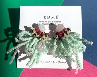 Speckled Sorbet Beads Earrings