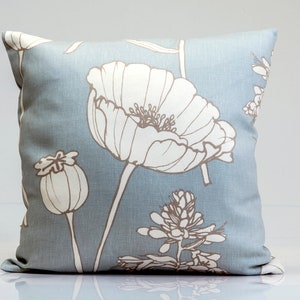 Funda de almohada decorativa, tejido Karvet, colección Thom Filicia, funda de almohada de lino