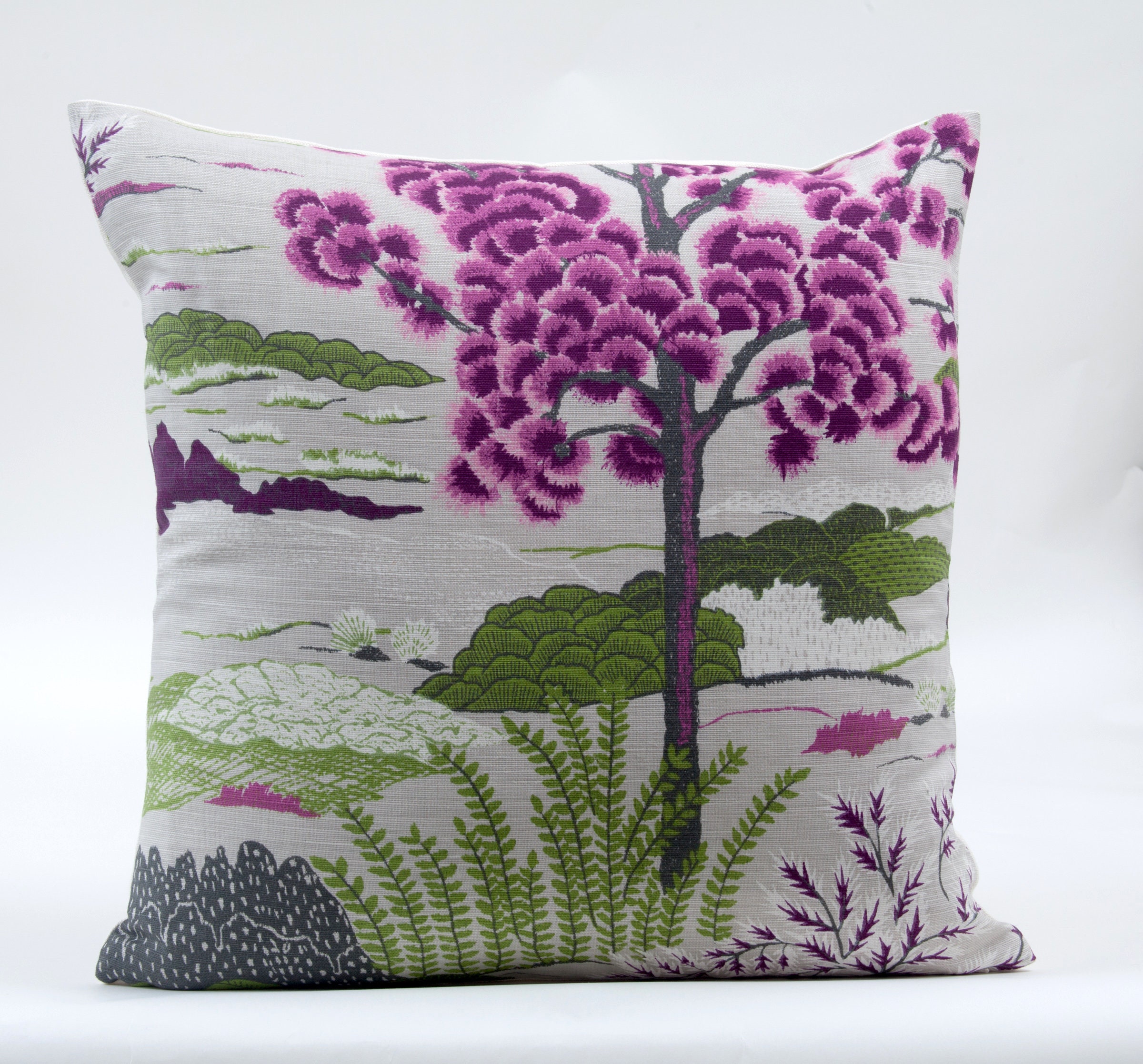 Thibaut Daintree Pillow Cover Chinoiserie Pillow Cover Etsy