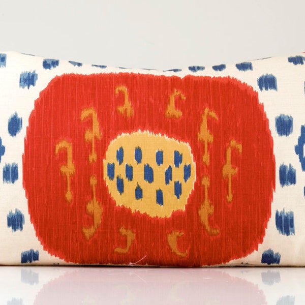Ikat Throw Pillow Etsy
