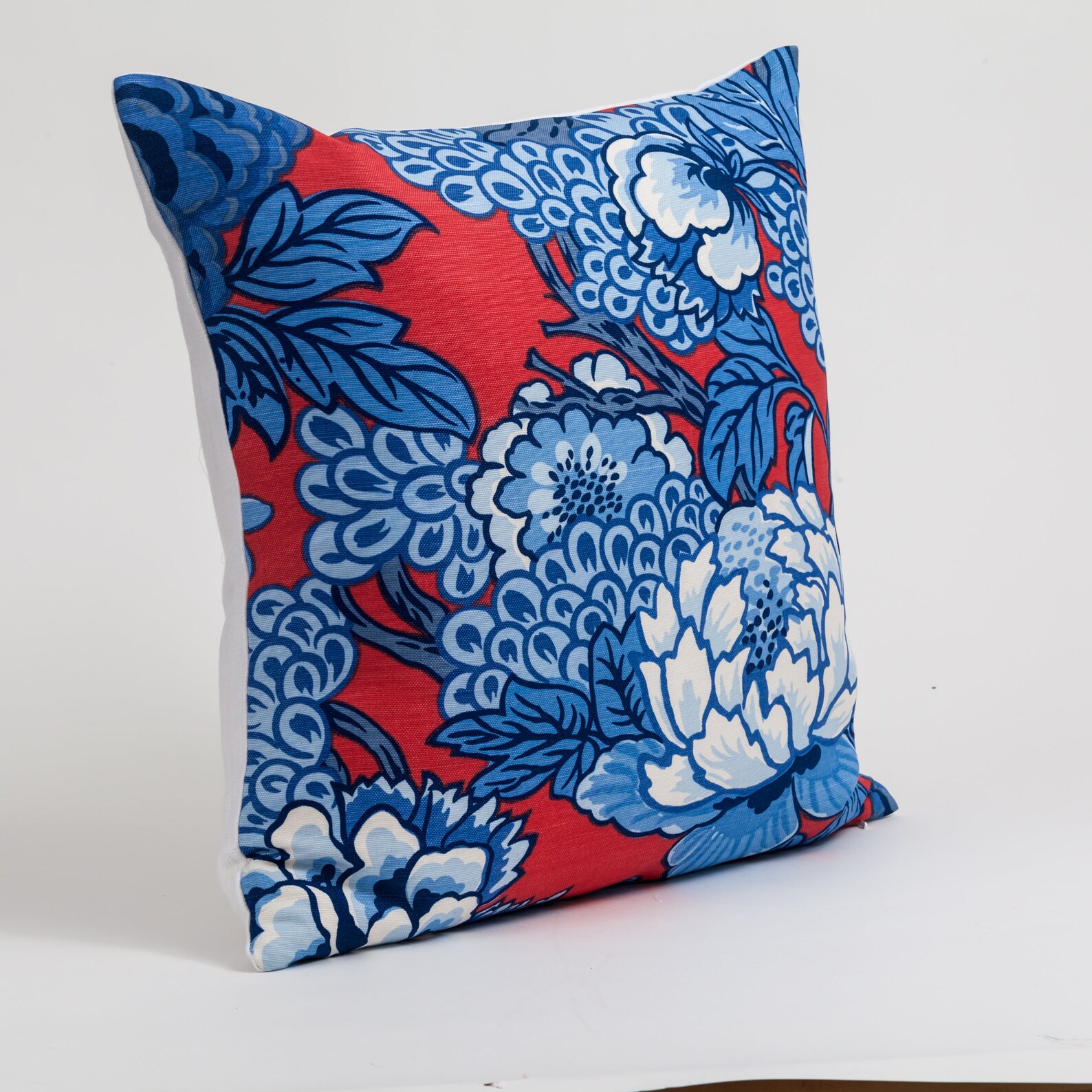 Thibaut Honshu Pillow Cover Chinoiserie Pillow Cover Blue Etsy