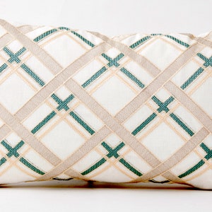 Blue diamond velvet pillow cover,   geometric lumbar pillow cover