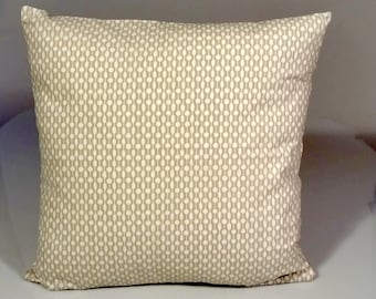 Designer pillow cover, Decorative pillow, Sarah Richardson, Kravet, Euro sham,  geometric design