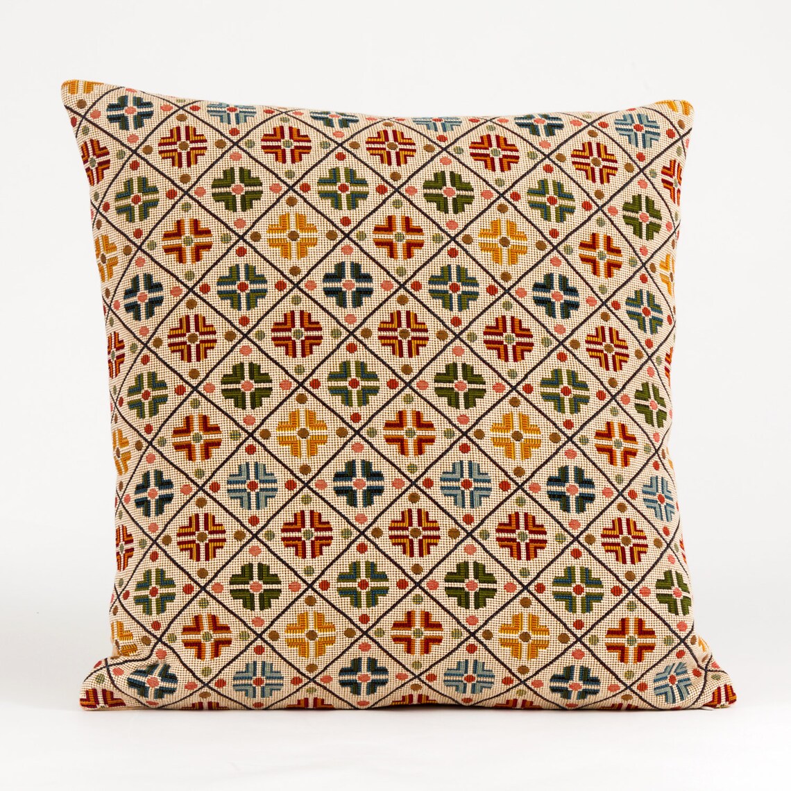 French Tapestry Pillow Cover Scalamandre Woven Fabric Luxury Etsy