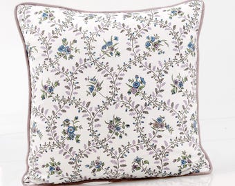 Thibaut Juliette Trail Pillow Cover |  lavender and blue   Floral Pillow | Anna French Clermont Collection