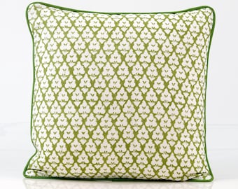 Thibaut Arboreta Pillow Cover: Green Foliage Accent Pillow