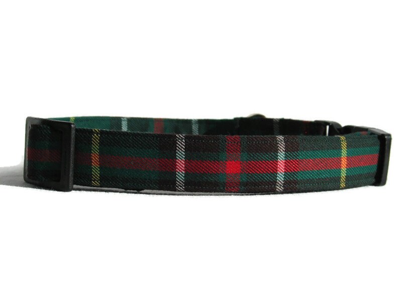 Collar Newfoundland Tartan Dog Collar Labrador Dog Green Etsy Ireland