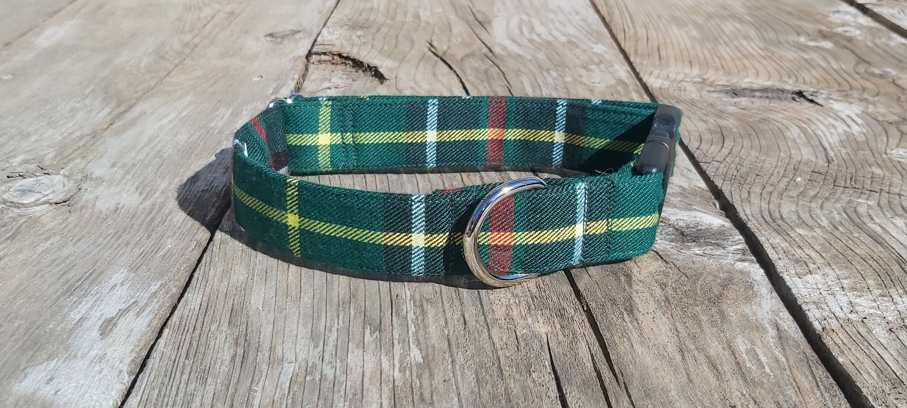 Collar Newfoundland Tartan Dog Collar Labrador Dog Green Etsy Ireland