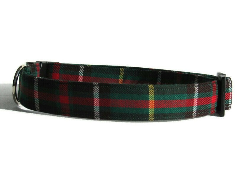 Collar Newfoundland Tartan Dog Collar Labrador Dog Green Etsy Ireland