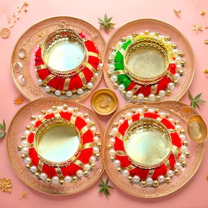 Decorative Tealight Holder Set, Diwali Gifts,  Diwali Return Gifts, Diwali Favors, Diwali Party Gift, Bulk Pieces, Ships from US