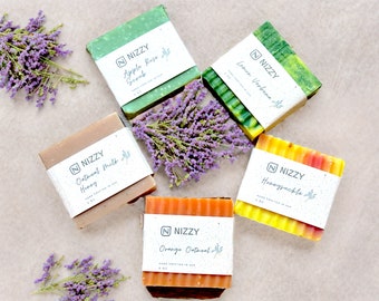 Artisan Handmade Soap, All Natural Soap Bar, Personalized Gift, Party Favor Soap, Baby Shower Gift, Birthday Gift, Bridal Shower
