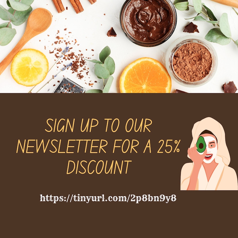 Peut inclure: Inscrivez-vous &agrave; notre newsletter pour b&eacute;n&eacute;ficier d'une r&eacute;duction de 25 %.  https://tinyurl.com/2p8bn9y8.  Une femme portant une serviette blanche et un masque facial tient un avocat coup&eacute; en deux devant son &oelig;il.