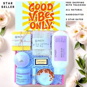 Hug in a Box – Spa Gift for Her, Self Care Package, Thank You Gift, Birthday Pamper Box, Handmade Relaxation Set