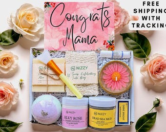 New Mom Spa Gift Box: Postpartum Self Care Package
