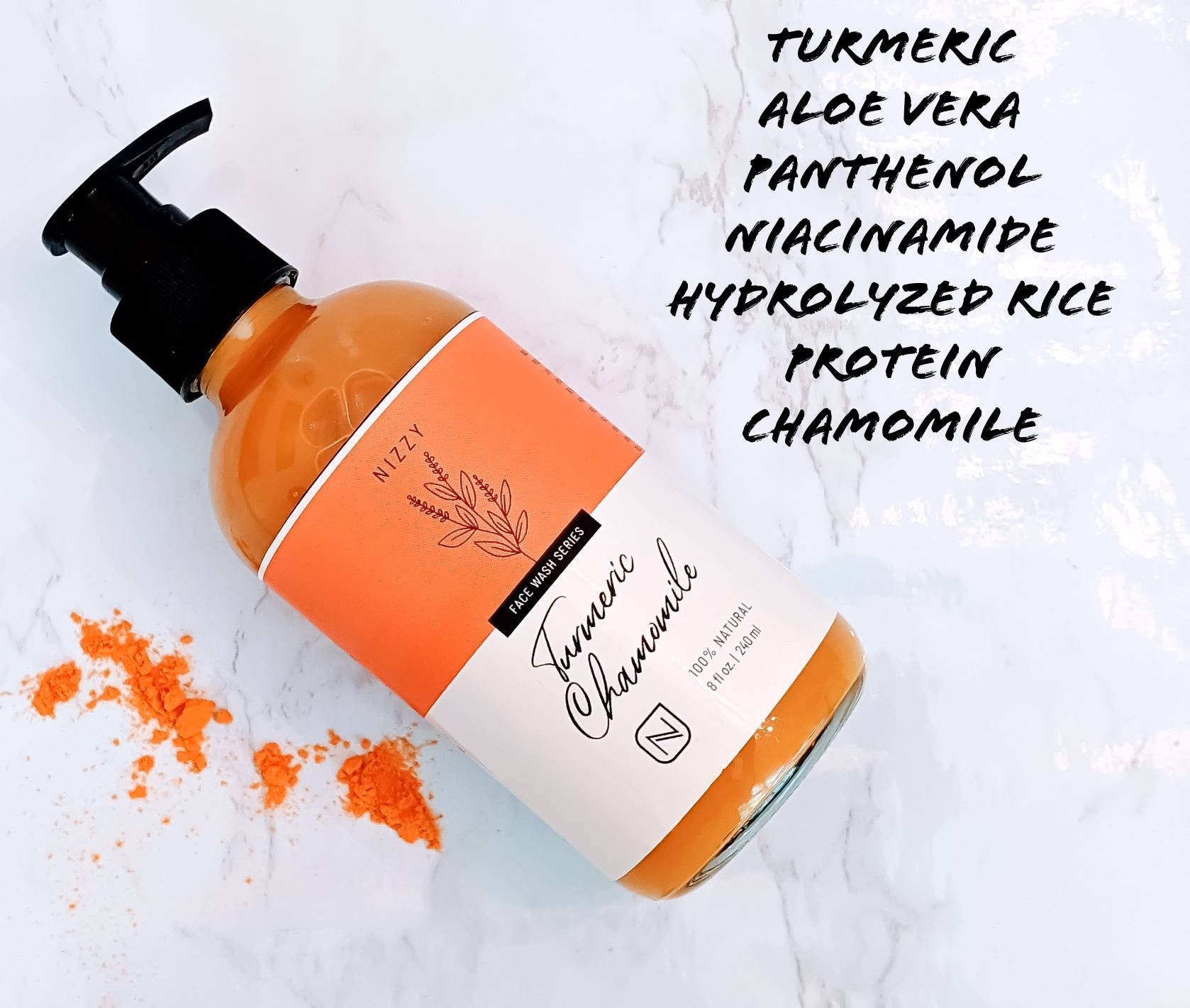 TURMERIC FACE WASH Dark Spots Turmeric Skin Brightening Etsy