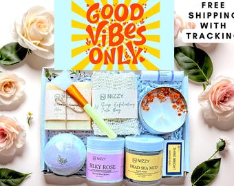 Self Care Spa Gift Box for Her – Hug in a Box, Birthday Gift, Get Well, Relaxation, Thinking of You, Best Friend, Mom Gift