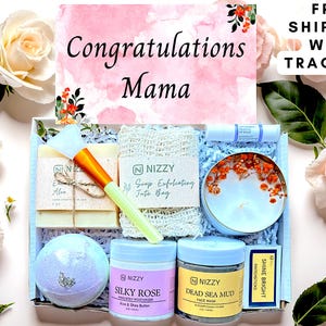 New Mom Spa Gift Box: Postpartum Pamper, Natural Handmade Soaps