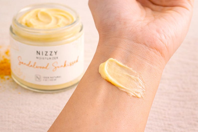 Turmeric and Niacinamide Brightening Face Cream – Kojic Acid, Licorice, Daily Moisturizer, Natural Skincare image 5
