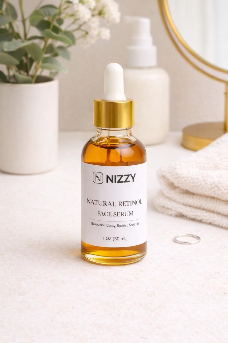 Bakuchiol Face Serum – Natural Retinol Alternative | Anti-Aging Night Serum for Sensitive Skin | Vegan Skincare image 6