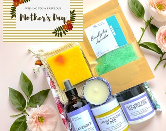 Mothers Day Gifts, Spa Gift Box for Mom, Self Care Gifts, Pamper Gift for Mom, Mothers Day Gift Basket, Personalized Gift Box, Gift for Wife