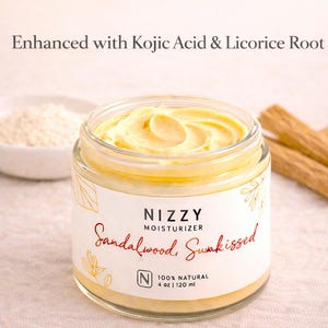Turmeric and Niacinamide Brightening Face Cream – Kojic Acid, Licorice, Daily Moisturizer, Natural Skincare image 4