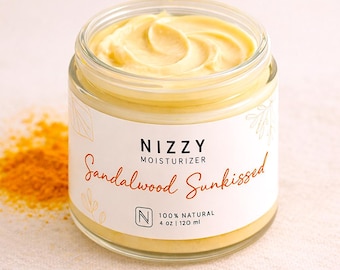 Turmeric and Niacinamide Brightening Face Cream – Kojic Acid, Licorice, Daily Moisturizer, Natural Skincare