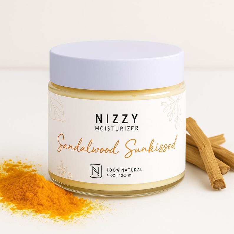 Turmeric and Niacinamide Brightening Face Cream – Kojic Acid, Licorice, Daily Moisturizer, Natural Skincare image 9